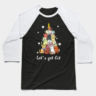 LET'S GET LIT Baseball T-Shirt